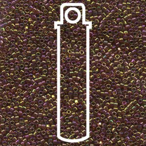 Miyuki 11/0 Delica Bead - DB103 - Gold Red Luster - 7.2gm Tube