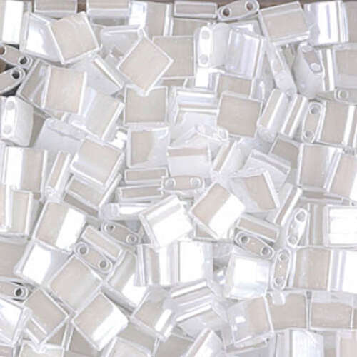 Miyuki Tila Bead - TL0511 - Crystal Ceylon - 50gm Bag