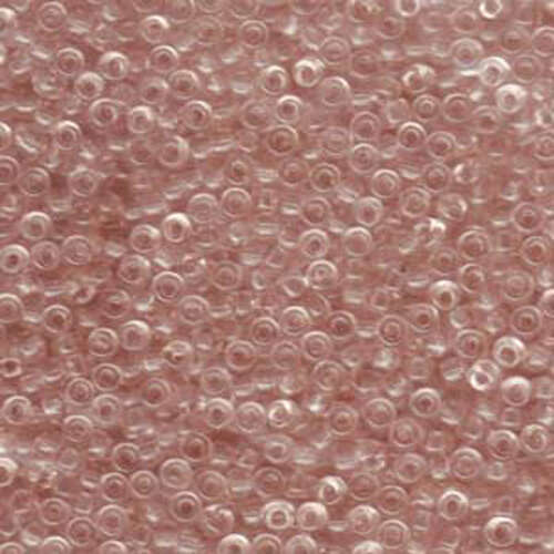 Miyuki 8/0 Rocaille Bead - 8-9155 - Transparent Light Tea Rose - 250gm Bag