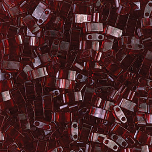 Miyuki Half Tila Bead - TLH0304 - Garnet Gold Luster - 50gm Bag