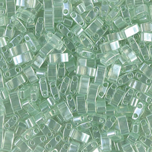 Miyuki Half Tila Bead - TLH0370 - Seafoam Green Luster - 50gm Bag