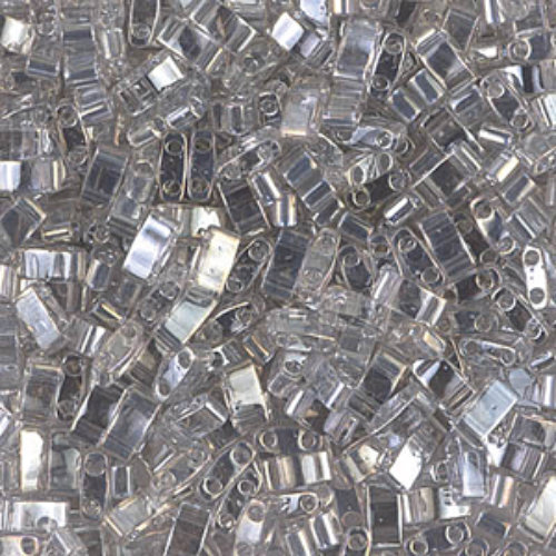 Miyuki Half Tila Bead - TLH1881 - Transparent Gold Luster - 50gm Bag