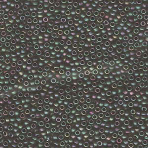 Miyuki 11/0 Rocaille Bead - 11-92061 - Matte Green Purple Iris - 250gm Bag