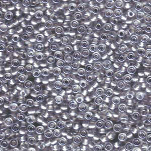 Miyuki 8/0 Rocaille Bead - 8-9242 - Sparkling Pewter Lined Crystal - 250gm Bag