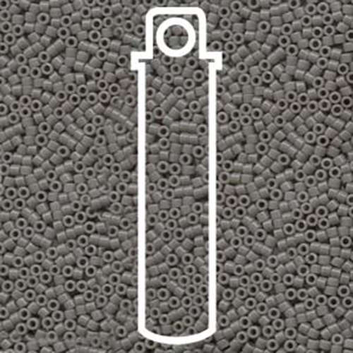 Miyuki 11/0 Delica Bead - DB731 - Opaque Grey - 7.2gm Tube