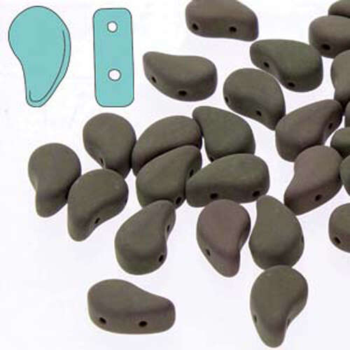 Paisley Duo 8mm x 5mm - Matte Velvet Mushroom - PD8502010-29538 - 100gm Bag