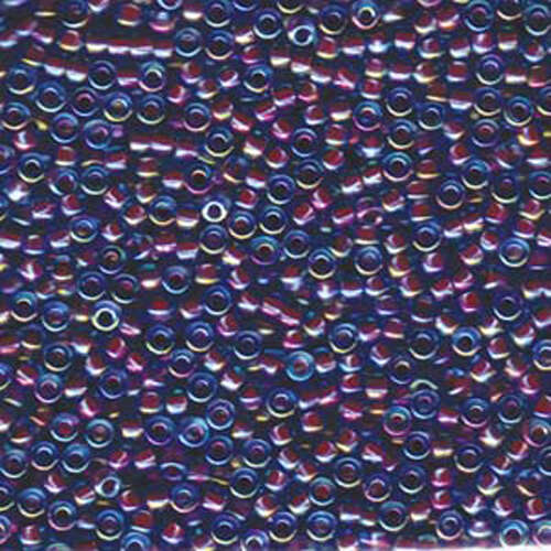 Miyuki 8/0 Rocaille Bead - 8-9340 - Hot Pink Lined Aqua AB - 250gm Bag