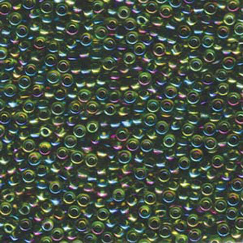 Miyuki 8/0 Rocaille Bead - 8-9341 - Green Lined Chartreuse AB - 250gm Bag