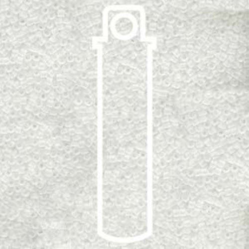 Miyuki 11/0 Delica Bead - DB741 - Matte Transparent Crystal - 7.2gm Tube