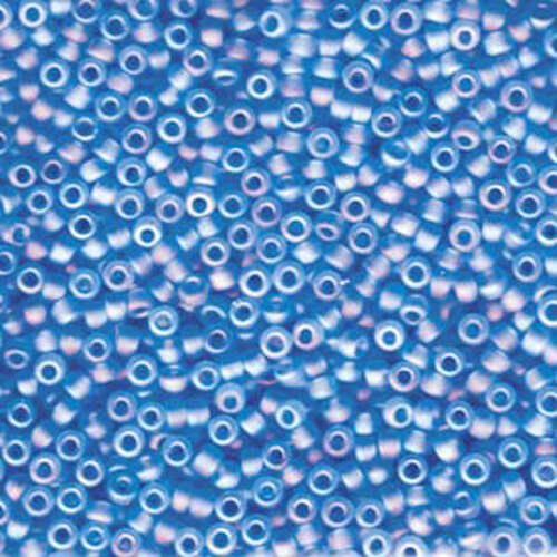 Miyuki 8/0 Rocaille Bead - 8-9148FR - Matte Transparent Aqua AB - 250gm Bag