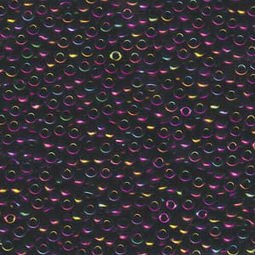 Miyuki 8/0 Rocaille Bead - 8-9454 - Metallic Dark Plum Iris - 250gm Bag