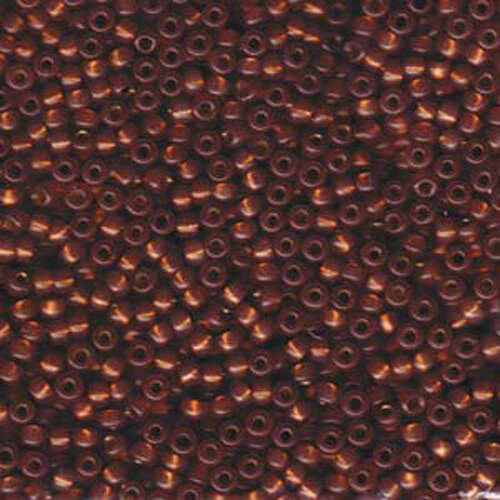 Miyuki 8/0 Rocaille Bead - 8-9641 - Dyed Rose Bronze Silver Lined Alabaster - 250gm Bag