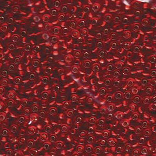 Miyuki 8/0 Rocaille Bead - 8-911 - Silver Lined Ruby - 250gm Bag