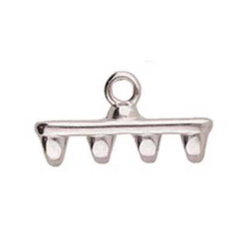 Rozos IV - Super Duo Bead Ending - Antique Silver  CYM-SD-012858-SP