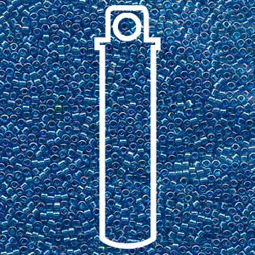 Miyuki 11/0 Delica Bead - DB177 - Transparent Aquamarine AB - 7.2gm Tube