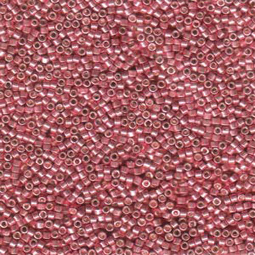 Miyuki 11/0 Delica Bead - DB420 - Galvanized Dyed Pink - 100gm Bag