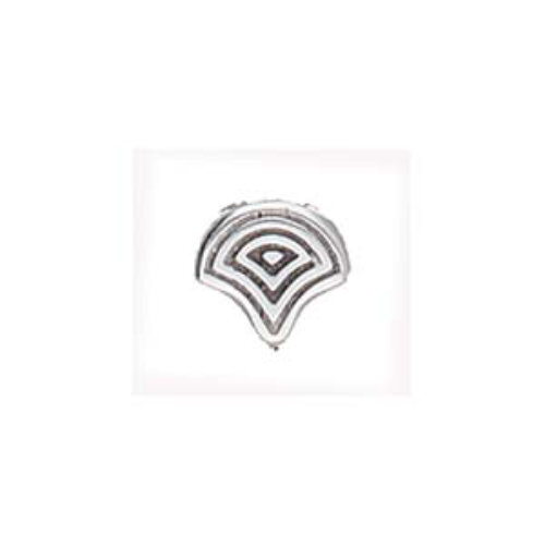 Vlasios - Ginko Bead Substitute - Antique Silver  CYM-GNK-013050-SP