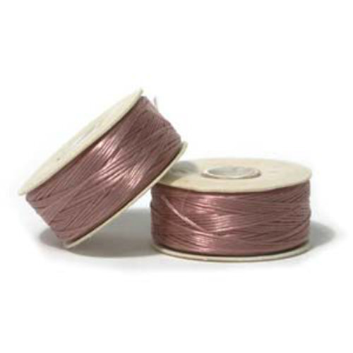 Nymo B (0.20mm) Rosey Mauve - Bobbin - 72 yards / 65m - NYMBRM
