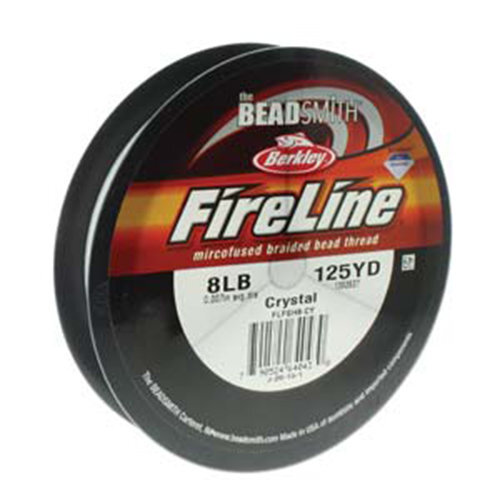 Fireline Beading Thread Black Satin 8 pound (.007 50 Yards))