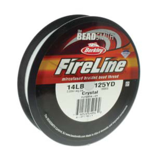 Fireline - 14LB .009" / .22mm Crystal - 125 yd / 114m Roll - FL14CR125