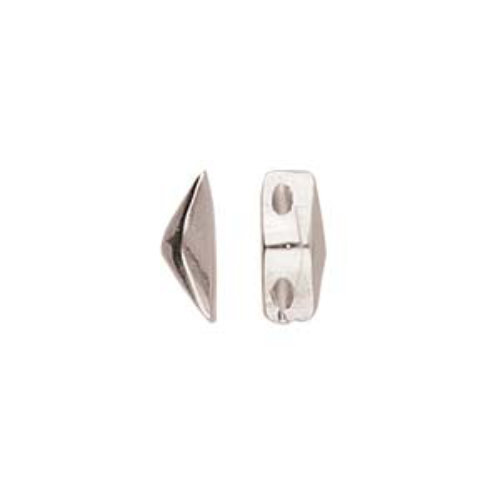 Kanava - Gem Duo Side Bead - Antique Silver  CYM-GD-012842-SP
