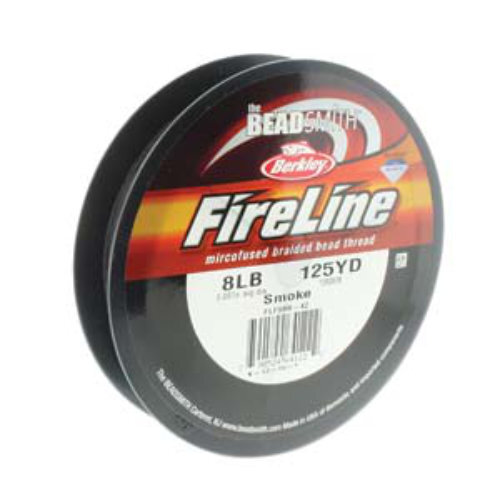 Fireline - 8LB .007" / .17mm Smoke Grey - 125 yd / 114m Roll - FL08SG125