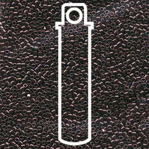 Miyuki 11/0 Delica Bead - DB012 - Metallic Raspberry - 7.2gm Tube