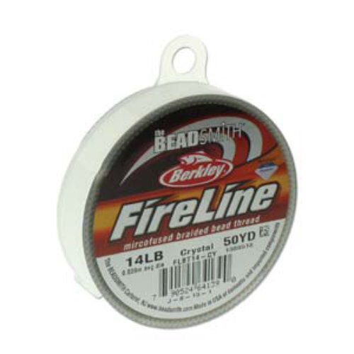 Fireline - 14LB .009" / .22mm Crystal - 50 yd / 45m Roll - FL14CR50