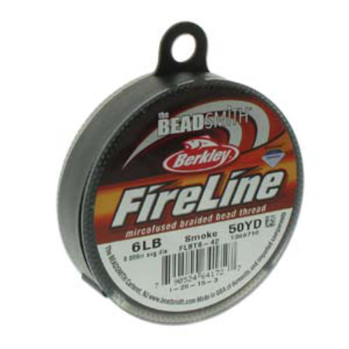 Fireline - 6LB .006" / .15mm Smoke Grey - 50 yd / 45m Roll - FL06SG50