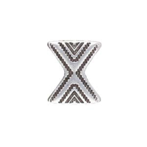 Sostis - Chevron Duo Connector - Antique Silver  CYM-CHV-013047-SP