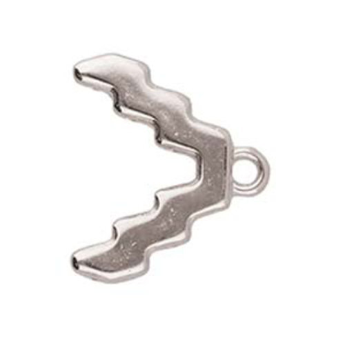 Menites - Super Duo Bead Ending - Antique Silver  CYM-SD-013059-SP