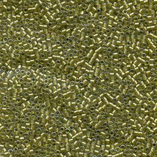 Miyuki 11/0 Delica Bead - DB908 - Sparkling Light Yellow Lined Chartreuse - 100gm Bag