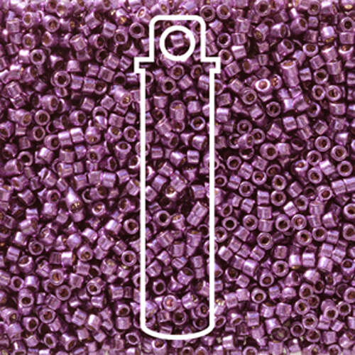 Miyuki 11/0 Delica Bead - DB2508 - Duracoat Galvanized Purple Orchid - 7.2gm Tube