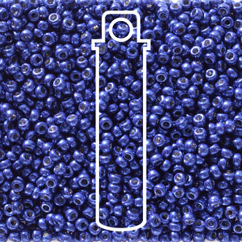 Miyuki 11/0 Rocaille Bead - 11-95111 - Duracoat Galvanized Navy - 24gm Tube