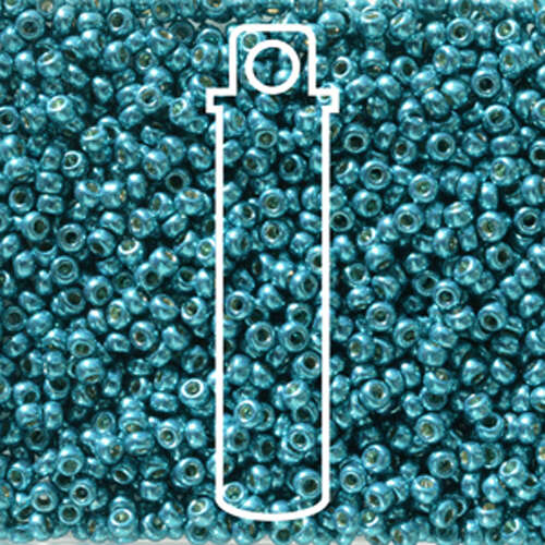 Miyuki 11/0 Rocaille Bead - 11-95113 - Duracoat Galvanized Capri Blue - 24gm Tube