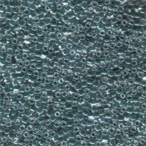 Miyuki 10/0 Triangle Bead - TR10-1127 - Steel Blue Lined Crystal - 250gm Bag