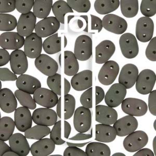 Super Duo 2.5mm x 5mm - DU0502010-29538 - Matte Velvet Mushroom - 22.5gm Tube