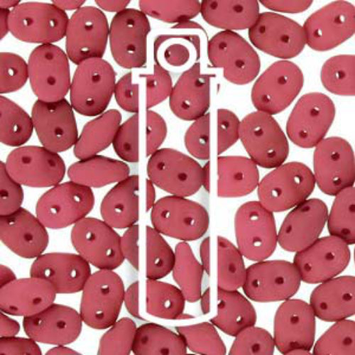 Super Duo 2.5mm x 5mm - DU0502010-29527 - Matte Velvet Purple Wine - 22.5gm Tube