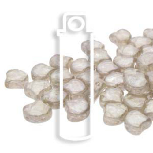 Ginko Leaf 7.5mm x 7.5mm - GNK8700030-65501 - Crystal Gleam White Glaze - 22gm Tube