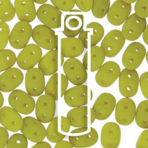 Super Duo 2.5mm x 5mm - DU0502010-29535 - Matte Velvet Lemongrass - 22.5gm Tube