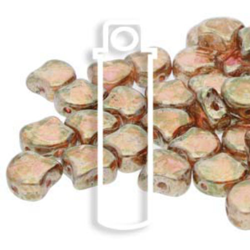Ginko Leaf 7.5mm x 7.5mm - GNK8700030-65591 - Crystal Gleam Red Glaze - 22gm Tube
