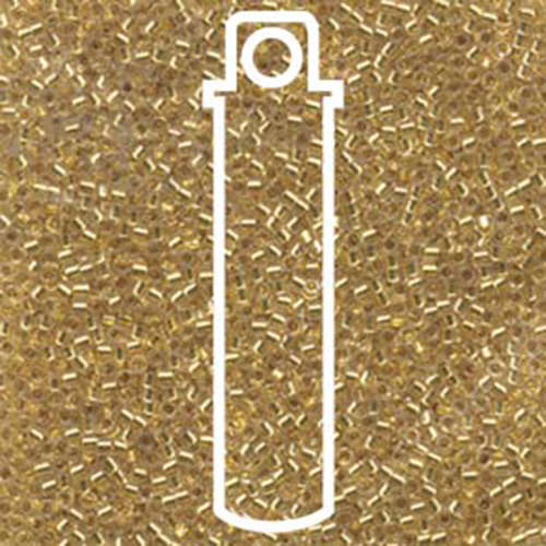 Miyuki 11/0 Delica Bead - DB033 - Lined 24K Gold - 7.2gm Tube