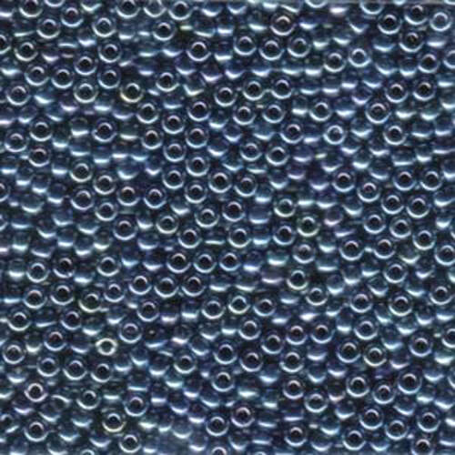 Miyuki 8/0 Rocaille Bead - 8-9456 - Gunmetal Iris - 250gm Bag