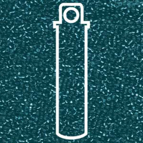 Miyuki 11/0 Rocaille Bead - 11-91424 - Silver Lined Teal - 8.5gm Tube