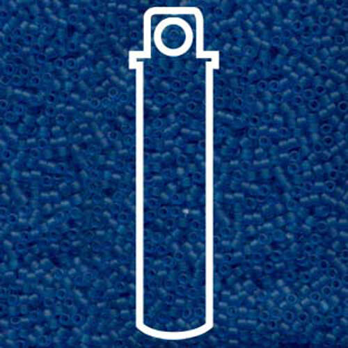Miyuki 11/0 Delica Bead - DB768 - Matte Transparent Aquamarine - 7.2gm Tube
