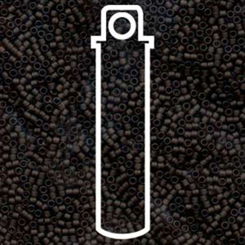 Miyuki 11/0 Delica Bead - DB769 - Matte Transparent Root Beer - 7.2gm Tube