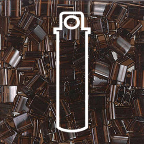 Miyuki Tila Bead - TL0135 - Transparent Root Beer - 7.2gm Tube