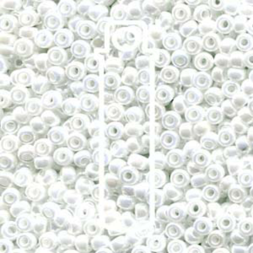 Miyuki 8/0 Rocaille Bead - 8-9420 - White Pearl Ceylon - 22gm Tube