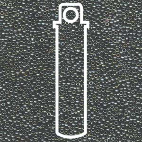 Miyuki 11/0 Rocaille Bead - 11-91865 - Galvanized Grey Luster - 24gm Tube