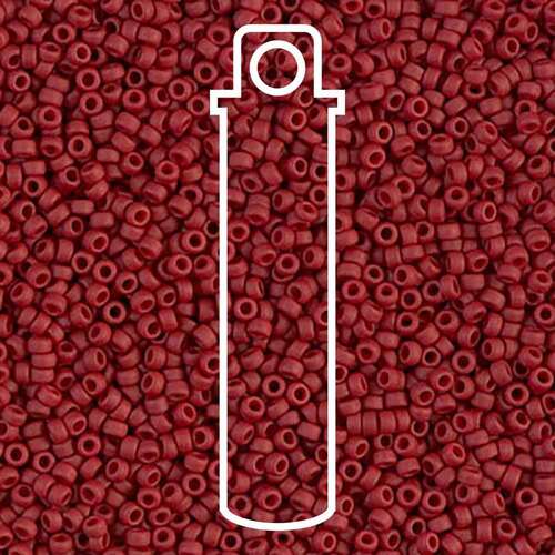 Miyuki 11/0 Rocaille Bead - 11-92040 - Matte Metallic Dark Maroon - 24gm Tube